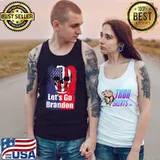 Let's Go Brandon Meme skull T-Shirt Tank Top