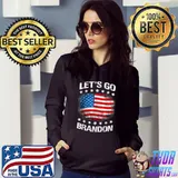 Let's Go Brandon Shirt Impeach Anti Joe Biden Chant USA Flag T-Shirt