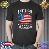Let's Go Brandon Shirt Impeach Anti Joe Biden Chant USA Flag T-Shirt Unisex