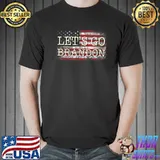 Let's Go Brandon US Flag Funny T-shirt