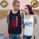 Let's Go Brandon US Flag T-Shirt Tank Top