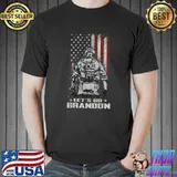 Let's Go Brandon Veteran US Army Battle Flag Funny Gift Idea T-Shirt