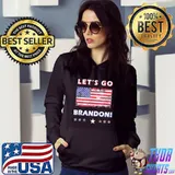 Let’s Go Brandon American Flag Impeach Biden Shirt Hoodie