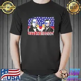 Let’s Go Brandon Benjamin Franklin-Abraham Lincoln Beer shirt