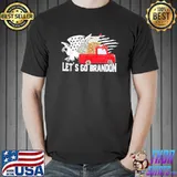 Let’s Go Brandon Christmas Conservative Anti Liberal US Flag Shirt Unisex