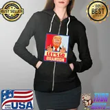 Let’s Go Brandon Conservative Anti Liberal Trump Shirt Full Zip Hooded