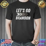 Let’s Go Brandon Conservative US Flag Apparel Funny Meme T-s Unisex