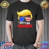Let’s Go Brandon Joe Biden Chant Impeach Biden America Flag Shirt
