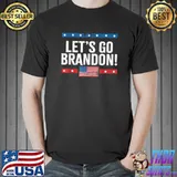 Lets Go Brandon Let's go Brandon USA Flag T-shirt