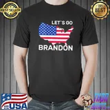 Let’s Go Brandon Map American Flag Shirt