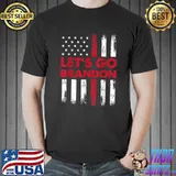 Let's Go Brandon Tee Conservative Anti Liberal US Flag T-Shirt