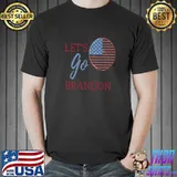Lets Go Brandon US Flag Let's Go Brandon T-shirt