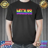 LGBTQ Flag, Let’s Go Brandon Conservative Anti Liberal T-shirt