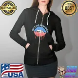 Lips Let’s Go Brandon Kiss America Flag Shirt Full Zip Hooded
