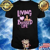 Live My Blessed Life The Girl Sucking Lollipop Shirt