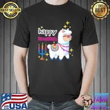 Llama Happy Hanukkah Shirt Unisex