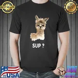 Llama with glasses Funny saying Alpaca T-Shirt