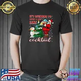 Look Like Cocktails Fun Merry Christmas Santa T-Shirt Unisex