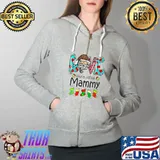 Love Being Called Mammy Santa Claus Funny Christmas T-s Full Zip Hooded