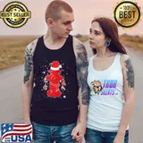 Love Firefighter Christmas Shirt Tank Top