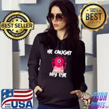 Love Greek Cyclops Cute Greece He Caught My Eye Raglan Baseball T-shirt