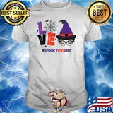 Love Halloween Spooky Gigi Life Witch Face Shirt