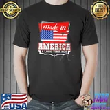 Made In America Long Time Ago 4Th Of July American Flag Shirt Unisex