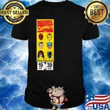 Marvel Comics Group Spiderman Iron Man Hulk Captain American Shirt