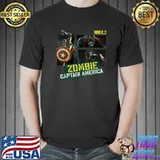 Marvel WHAT IF… Zombie Captain America Panel T-Shirt Unisex