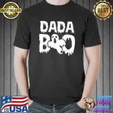 Mens Dada Boo Matching Family Halloween T-Shirt