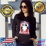Merica Panda 4Th Of July Shirt