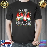 Merry Christmas Gnome Shirt Funny Family Xmas Kids Adults T-Shirt Unisex