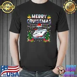 Merry Cruisemas Family Cruise Christmas 2021 Funny Boat Trip T-Shirt