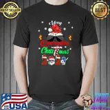 Merry Quarantine Christmas 2021 Pajamas Family Matching Gift T-Shirt