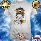 Messy Hair Woman Bun October Girl Halloween BIRTHDAY OCTOBER T-Shirt