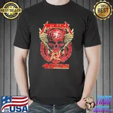Metallica San Francisco 49ers Skull shirt