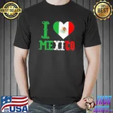 Mexican Flag Mexico City &s I Love Mexico Shirt