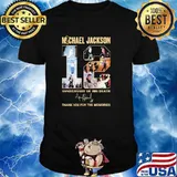 Michael Jackson Anniversary Of The Death Thank You For The Memories Singer Shirt