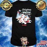 Mickey Mouse and Friends Christmas Is Snow Much Fun shirt