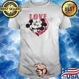 Mickey mouse and minnie love shirt