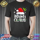Mimi Claus Shirt Christmas Pajama Family Matching Xmas T-Shirt