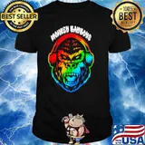 Monkey badboys headphone music lgbt shirt