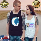 Moon Cat Play Earth Shirt Tank Top