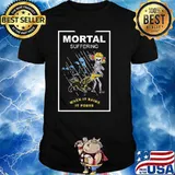 Mortal Suffering When It Rains It Pours Skull Shirt