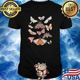 Moth Dark Academia Aesthetic Alt Clothing Goblincore Collage T-Shirt
