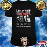 Motle Crue 40 Year Thanks You For The Memories The Heavy Metal Band Shirt