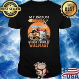 My Broom Broke So Now I Work At Walmart Halloween Shirt