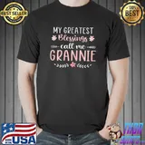 My greatest blessings call me GRANNIE Christmas MamaGrandma T-Shirt