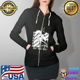 My Hero Academic Bakugo Oversized Shirt Full Zip Hooded