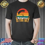 My playgroud is the sky - funny paragliding and paraglider T-Shirt Unisex